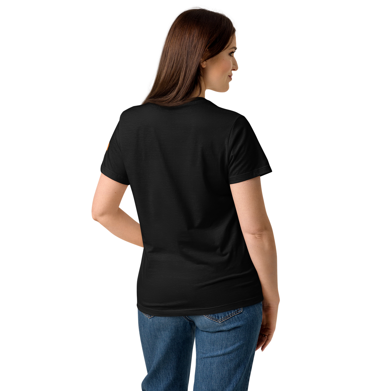 Fire 'em Short Left Printed Badge Sleeve Basic Tee Shirt. - Image 27