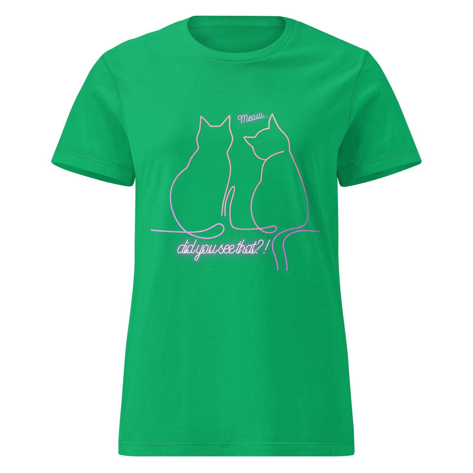 Meow Did you see that! Cute Cat Shirt - Image 8