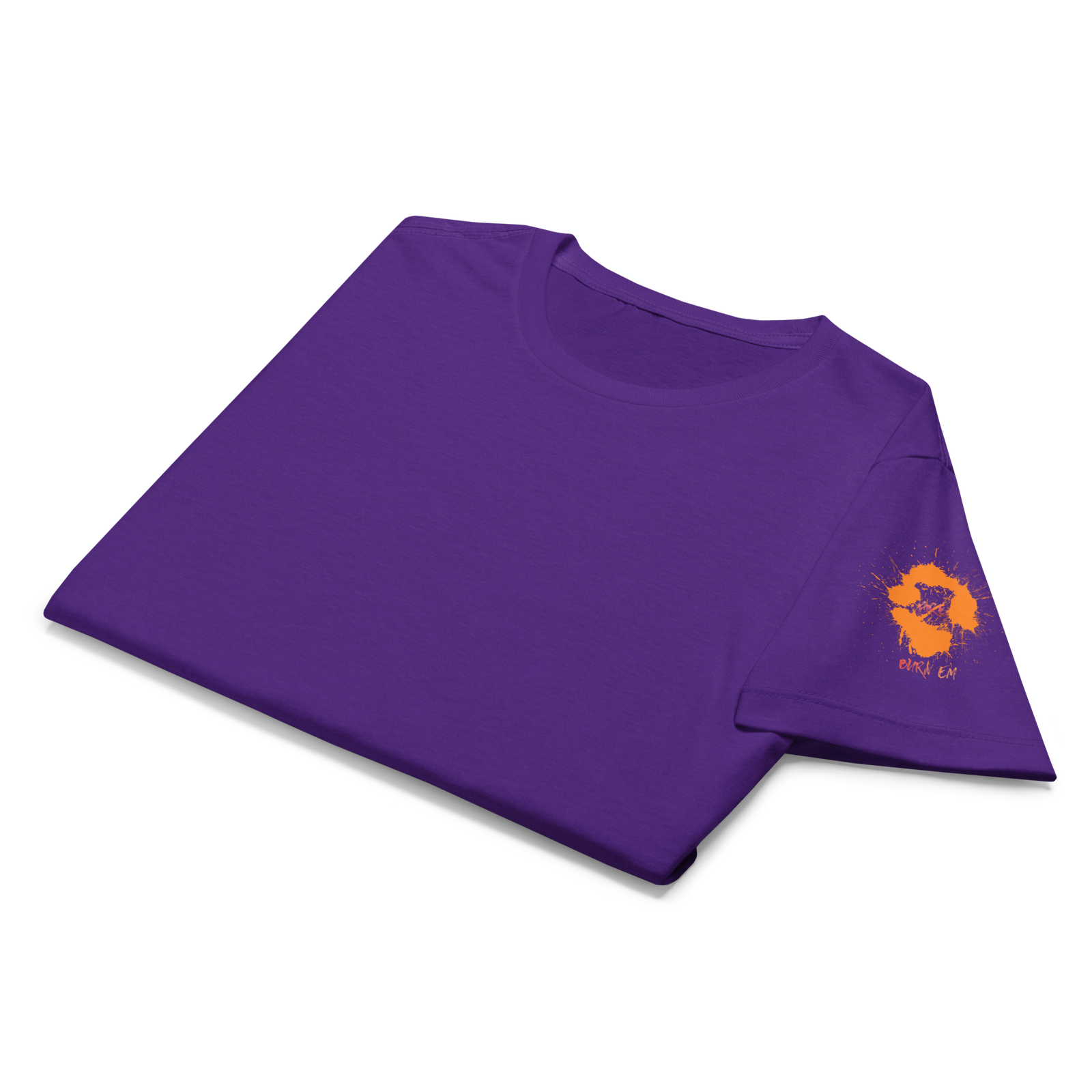 Fire 'em Short Left Printed Badge Sleeve Basic Tee Shirt. - Image 31